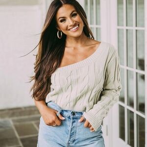 Janie One Shoulder Sweater